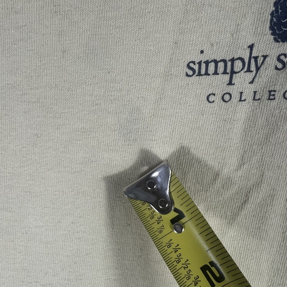 Simply Southern Women's Yellow Pineapple Graphic T-Shirt "You Had Me At Hey - Picture 3 of 7